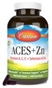 Carlson - ACES + Zn, Vitamins A, C, E + Selenium & Zinc, Multivitamin with Zinc, Cellular Health & Immune Support, Selenium Multivitamin, Antioxidant, 360 Softgels