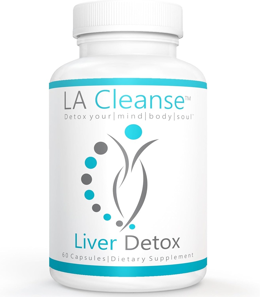 Liver Detox Kosttilskudd - 60 Kapsler - 300 mg Solarplast Spinat Leaf Ekstrakt Artichoke Leaf, Melk Thistle Seed for Liver Cleanse Detox & Reparasjon og glattere Digestion