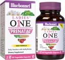 BlueBonnet Nutrition Ladies’ One Prenatal Whole Food-Based Multiple, Daily Nutrition*, Prenatal & Postnatal Health*, Non-GMO, Kosher, Gluteenivaba, Sojavaba, 30 köögiviljakapslit, 30 Servingut