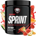 6AM Jalankan Sprint - Pra Bahan Bakar Kerja untuk Boost Energi Instan untuk Cardio dan Fokus - Tidak ada Jitters, Energi Tinggi Kondisasi Formula - Semua Natural, Keto, Vegan (Fruit Punch, Full Bottle)