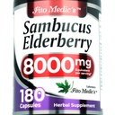 FITO MEDIC'S Lab Elderberry Supplement, Sambucus Black Elderberry, 180 Capsules