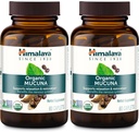 Himalaya Organic Mucuna Herbal Supplement, Supports Relaxation, Tension Relief, Brain Function, Non-GMO, USDA Organic, Vegan, Gluten Free, 600 mg, 60 Plant-Caplets, 2 Pack, 120 Day Supply