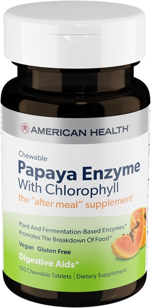 Papaya Enzyme w/Chlorophyll Chewable タブレット^