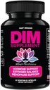 Supplemento DIM 300 mg - Equilibrio dell'ormone per le donne, | Supplemento dell'estrogeno per le donne con Flash Hot & Night Sweats | Aids in sintomi di menopausa, estrogeni e estrogeni. 60 capsule