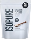 Pó de Colágeno Isopure, Promove a saúde do cabelo, unhas, pele e conjunta, com vitamina C e biotina, sem sabor, 20g de Colágeno Peptídeos por serviço, 1,42 Lb, 28 Servings (Pacote de Vary Maio)