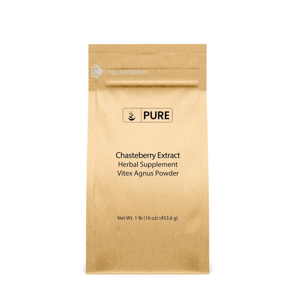 PURE ORIGINAL INGREDIENTS Chasteberry Extract (1lb) Vitex Agnus-Castus Tree, Non-GMO