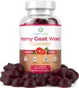 Potent Horny Goat Weed för män och kvinnor (Max Potency Chews 800mg), Horny Goat Weed Extract Gummies för energihantering, prestanda och uthållighet - Vegan, glutenfri, naturlig Grapefrukt smak