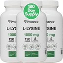 PIRSTINE的L LL 1000mg(3包) Lip & Gum 健康基本氨酸豁免支持补充 Capsules - 180 日供应肌肉与组织支持 - Collagen 生产 - Vegan Gluten 免费非转基因O