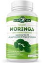 PURA VIDA MORINGA kapslid Üksik päritolu Moringa Pulber Orgaaniline. Pure Moringa Leaf. Energia, ainevahetus ja immuunsuse tugi. 120ct. 500 mg kapslid.