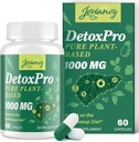 2000 MG Bitki-based Detox Cleanse - Liver, Gut & Colon üçün Natural Toxin Flush - Antioksid və Digestive Support - Zeolit Detox - Qadınlar və Kişilər üçün Fast-Acting Detox Kompleksi - 60 Capsules