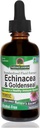 תשובתי של הטבע Enchinacea & Goldseal | תמיכה במערכת חיסונית בריאה | Super Concentrated Pure Extracted | אלכוהול חינם, Gluten-Free, טבעוני & כשר מוסמך 2oz