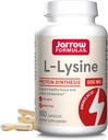 Jstry formulės L- Lysine 500 mg, Dietos priedas, Amino rūgštis baltymų sintezei ir sveiko audinio palaikymui, 100 kapsulių, 100 paros tiekimo