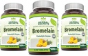 Herbal Sırları Bromelain 500 Mg 120 Tablet əvvəl - 3 Paketi / Qeyri-GMO / Gluten Free / ABŞ