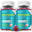 2 Pack Ashwagandha Gummies, Support for Immunity, Relaxation, Calm Mood & Zzz, Ashwagandha Supplements for Men & Women, Natural Blueberry Flavor, 120 Count