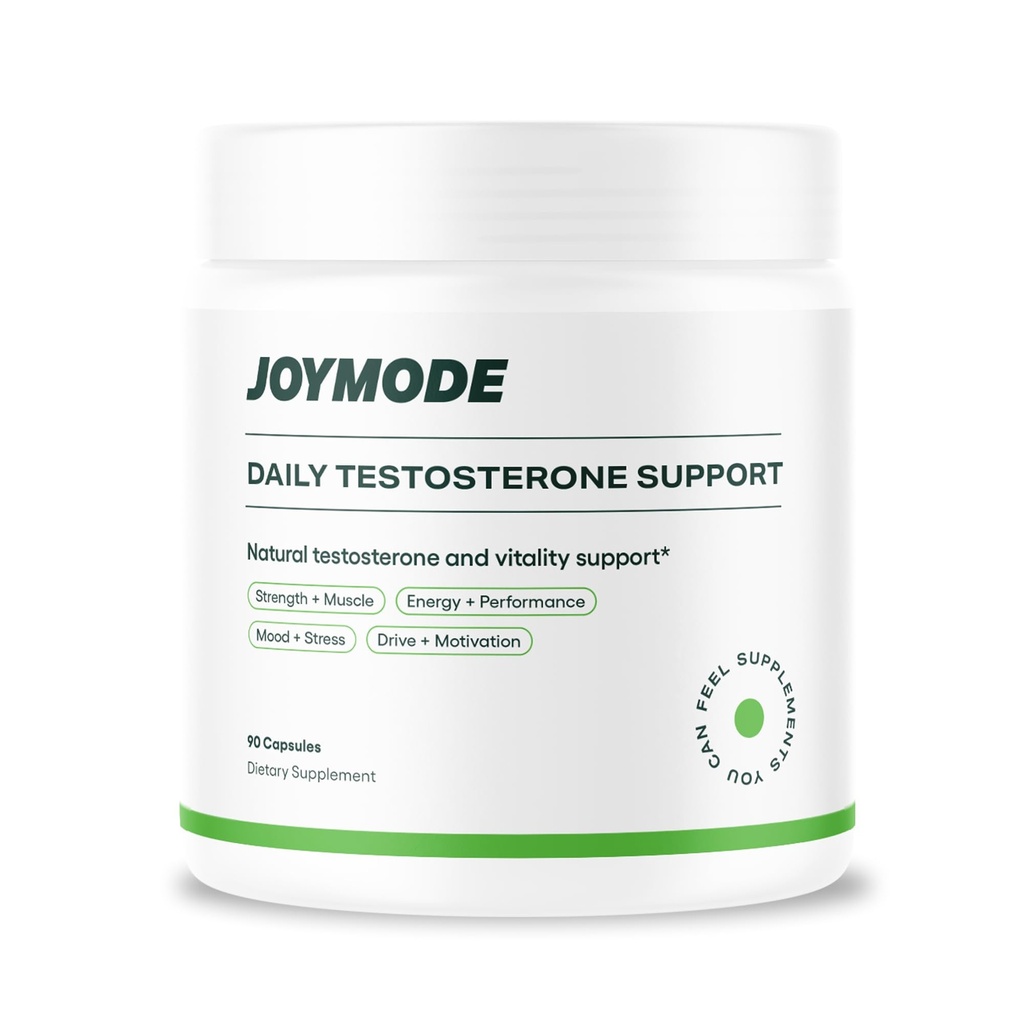 JOYMODE Testosterone Support Complex (180ct) - Natural Supplement for Men w/Ashwagandha, DIM, Magnesium, Zinc & Boron - Pack of 2