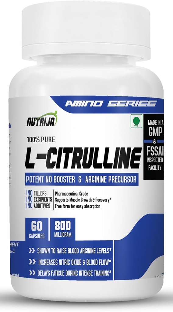 L-CITRULLINE 800Mg- Pakend 60 kapslit