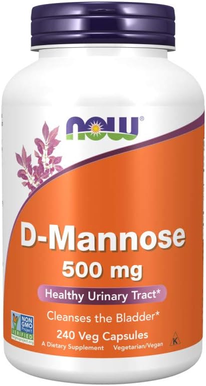 Nüüd Foods D-mannoos 500 mg 240 Veg Capsules