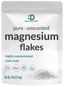 Pure Magnesium Flakes Bath Soaks, 10lbs - Natural Epsom Salt Substitute | High-Absorption Magnesium Chloride Flakes | Hydrates Skin & Promotes Relaxation