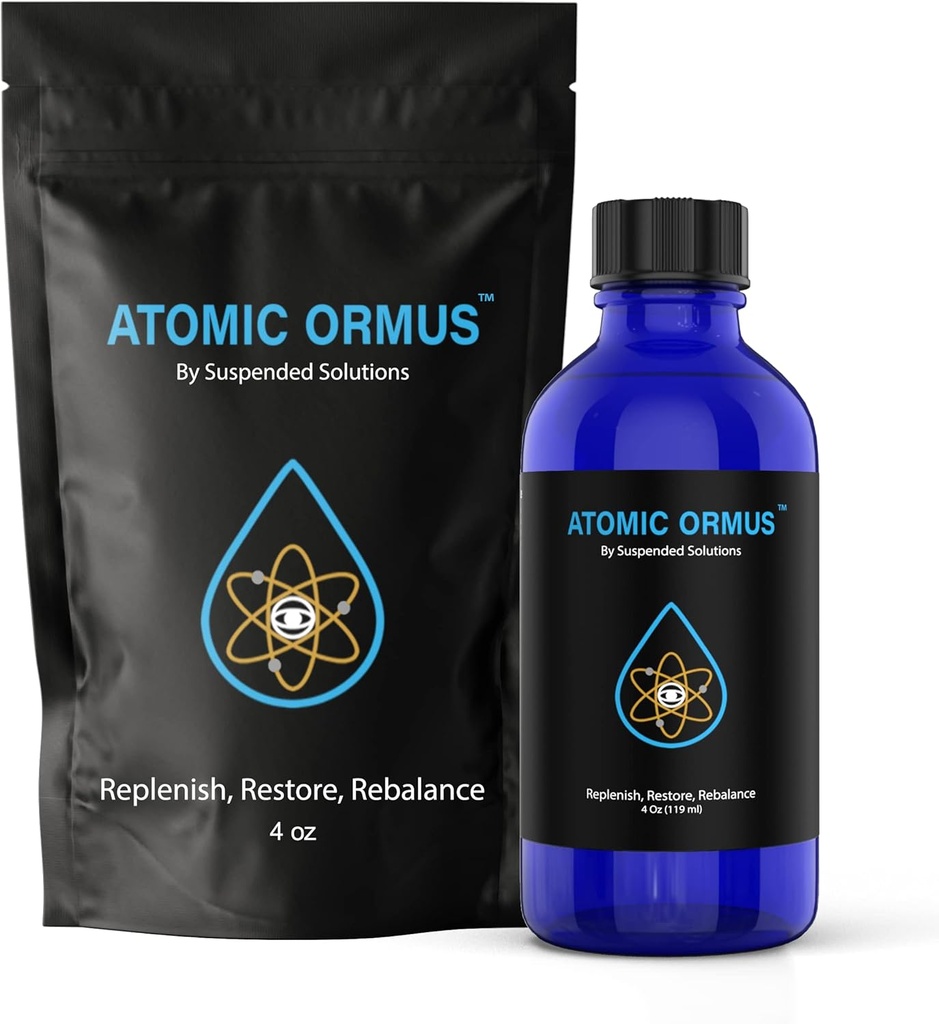 ORMUS lichid-atomic - 4oz - Ormus monoatomic de aur - AJUTOARE DE Memorie, ENERGETICIAL îmbunatatit, REJUVENITING, Energie crescuta, Rezistenta, Vitalitate - Aur, Platinum, Iridiu