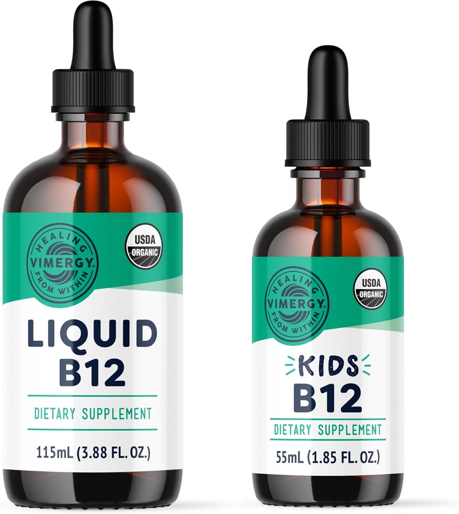 Vimergy B12 (115 mL) and Kids B12 (55 mL) - Bundle