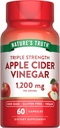 Nature 's Truth Apple Cider Vinegar Vegan kapsułki 124; 1200mg 124; 60 tabletek Veggie 124; Dodatkowa siła 124; Wegan, Non-GMO i gluten suplement wolny