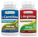 Best Naturals L-Carnitine 1000mg & L-Arginine 1000 mg
