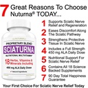 Sciatic Nerve paramos priedas su 450 mg Alpha Lipoic Acid - 18 į 1 Super Formulė Žemutinė nugaros, Hip, Lumbar, Thhy, Leg, Foot - Geriausias Natūralus Sciatic nerve paramos - 90 Capsules