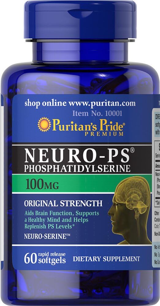 Puritan's Pride Neuro-PS (Phosphatidylserine) 100 mg-60 Softgels