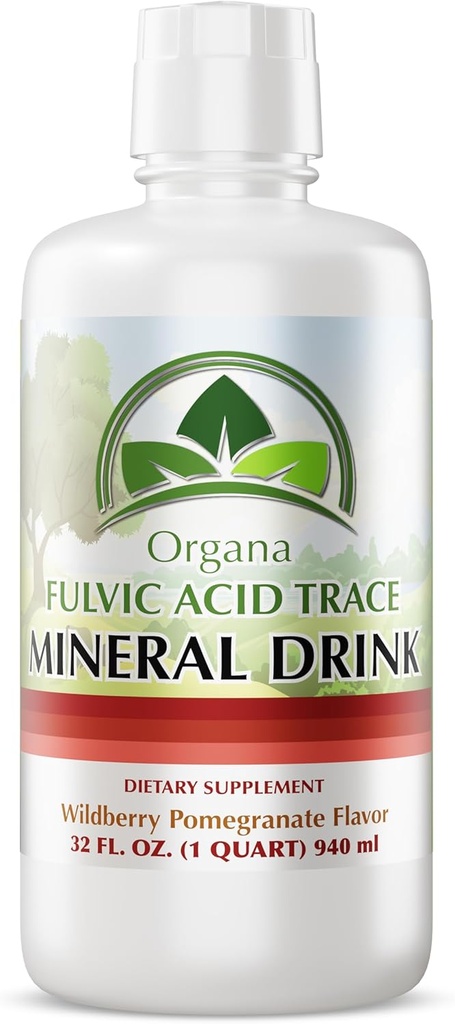 Organa Trace Minerals - maye Colloidal Minerals dəstək - Maksimum Absoreksiya üçün Bitki tikinti - Wellness üçün Colloidal Minerals Liquid - 32 Ounces