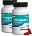 OmegaQuin Black Seed Oil + Vivo Mega Fish Oil   Synergistic Omega-3 ' Thymoquinone supplement