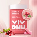 VivoNu Women's Probiotic,Prebiotics & Lactobacillus Probiotic Blend,60 Billion CFUs,18 Strains,Help Women's Health,Boost Immune,Digestive,Gut,Promote Healthy Vaginal Odor & Vaginal Flora