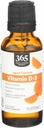 365 by Whole Foods Market, Witamina D-3 Liquid Citrus Flavor 1000IU, 1 OZ