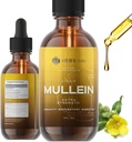 Ekstrakt Mullein Leaf for Lung Cleanse and Health - Mullein Drops Made in USA - Supplement Lung Support - Herbal Respiral Support - Mullein Extract Tincture 4 Fl Oz