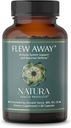 Natura Health Products Flew Away Supplement - Immune System Support & Seasonal Defense - Med Ginger, Elderberry, Propolis och Eucalyptus (60 kapslar)