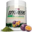EHP Labs OxyGreens Super Greens Powder - Spirulina & Chlorella Superfood, Green Juice Powder & Greens Supplements with Prebiotic Fibre, Antioxidánsok & Immunity Support, 30 Serves (Passionfruit)
