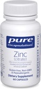 Pure Encapsulations Zinc (Citrate) - per Immune System, Tissue Development & Metabolism* - Supplemento minerale con enzimi - Zinco altamente assorbibile - Vegan & Non-GMO - 60 capsule