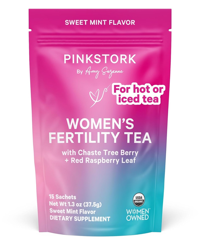 Pink Stork Organic Fertility Tea for Women 