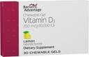 Bariatric Ad Highgea D Gels 10.000 IU - Vitamina D3 Chewable Gels - Implementació de salut Bone * - per als pacients Bariatrics - Bon Flavor Viventes - Fàcil d'usar - 30 comte