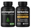 NutraChamps Complete Circulatory & Metabolic Boost : Pycnogenol & Berberine Duo