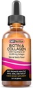 SBR Nutrition Biotin og collagen flydende dagligt kosttilskud, vitaminer til hårvækst og tyktflydende, hud sundhed og negle Styrke, 2 oz (60ml)