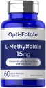 Carlyle L Methylfolate 15mg | 60 Capsules | Max Potency | Optimized and Activated | Non-GMO, Gluten Free | Methyl Folate, 5-MTHF | by Opti-Folate