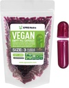 XPRS Nutra Tamanho 3 Cápsulas Vazias - 1000 Contagem Vegan Vazio - Pílulas Vegetarianas - Enchimento de Cápsulas Vegetais DIY - Veggie Pill Caps (Purple Cenoura)