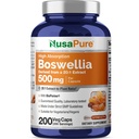 NusaPure Boswellia Serrata, 500 mg, 200 Veg Capsules (Non-GMO, Vegan)