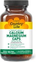 Country Life Target-Mins Calcium Magnesium Complex - 1000 מ"ג Calcium, 500 מ"ג מגנזיום, תוסף ללא גלוטן לבריאות העצם