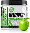 Outwork Nutrition Post Workout Recovery Powder - Monowodny kreatora, KSM- 66 Ashwagandha & Tart Cherry - Recovery Speeds, Eases Sooleness - Proszek do kreacji dla mężczyzn i kobiet, Zielone jabłko, 240 GR