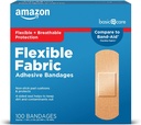 Basic Care Flexibele stof lijm Bandages, EHBO en Wond Care Supplies, All-One Size, 100 Tellen