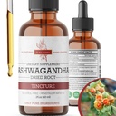Pura Herba Organic Ashwagandha Liquid Drops, Ashwagandha Root Tincture, Ashwagandha Extract Herb Supplements - 2 Fl Oz