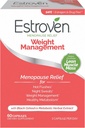 Estroven Weight Management för klimakteriet lättnad - 60 Ct. - Kliniskt beprövade ingredienser hjälpa hantera vikt, ge nattsvett och varm flash lättnad - drogfri och glutenfri