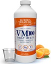 Altxorra lurperatua VM100 Daily Multi - 32 zerbitzari, Liquid bitamina mineralen gehigarria Dose Cup-ekin