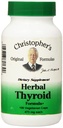 Christopher's Original Formulas Herbal Thyroid | 100 Vegetarian Capsules | Traditional Herbal Blend Made with Kelp, Fo-Ti & Gotu Kola | Made in the USA